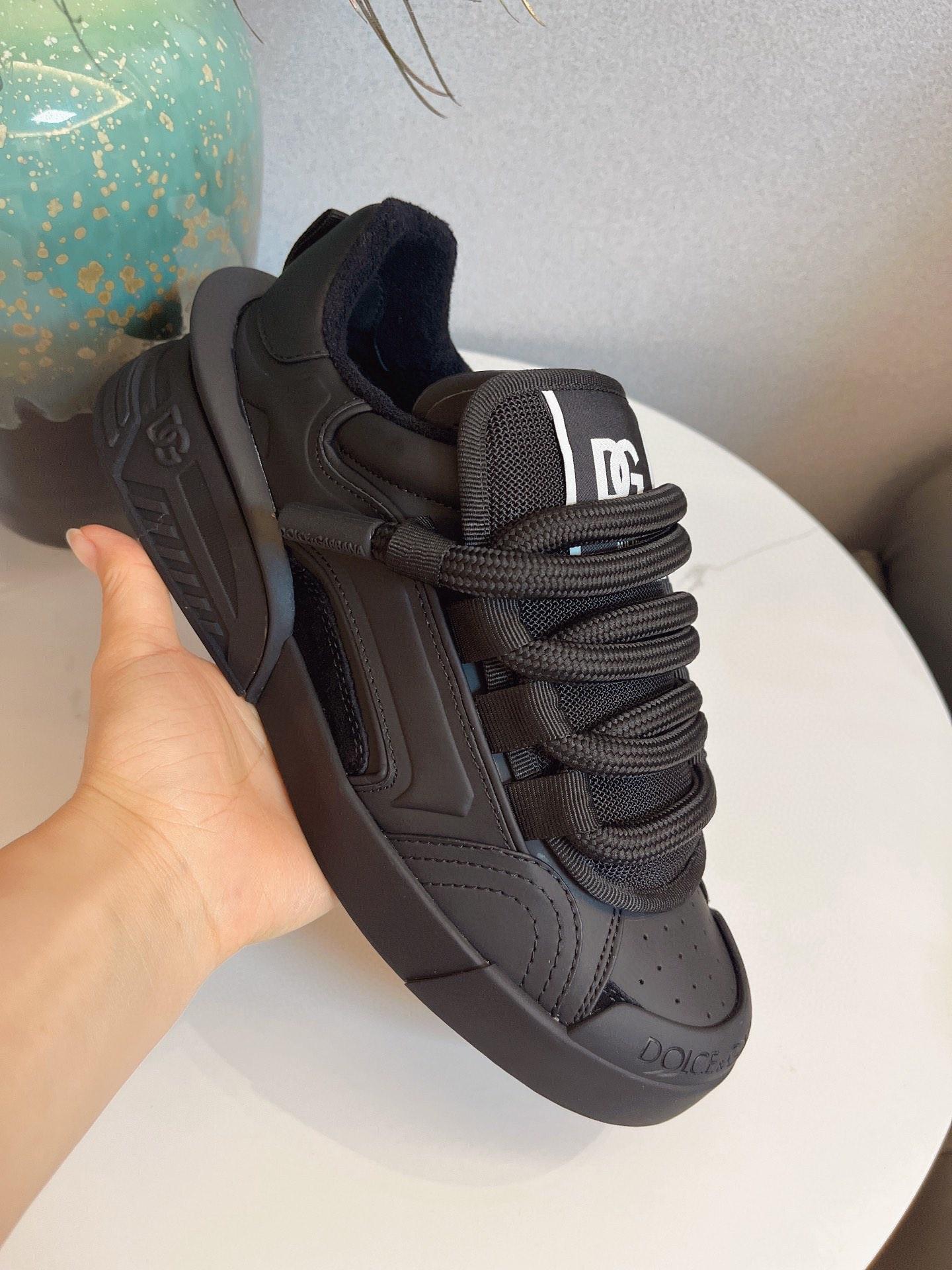 DOLCE & GABBANA Portofino ‘Black’ sneakers