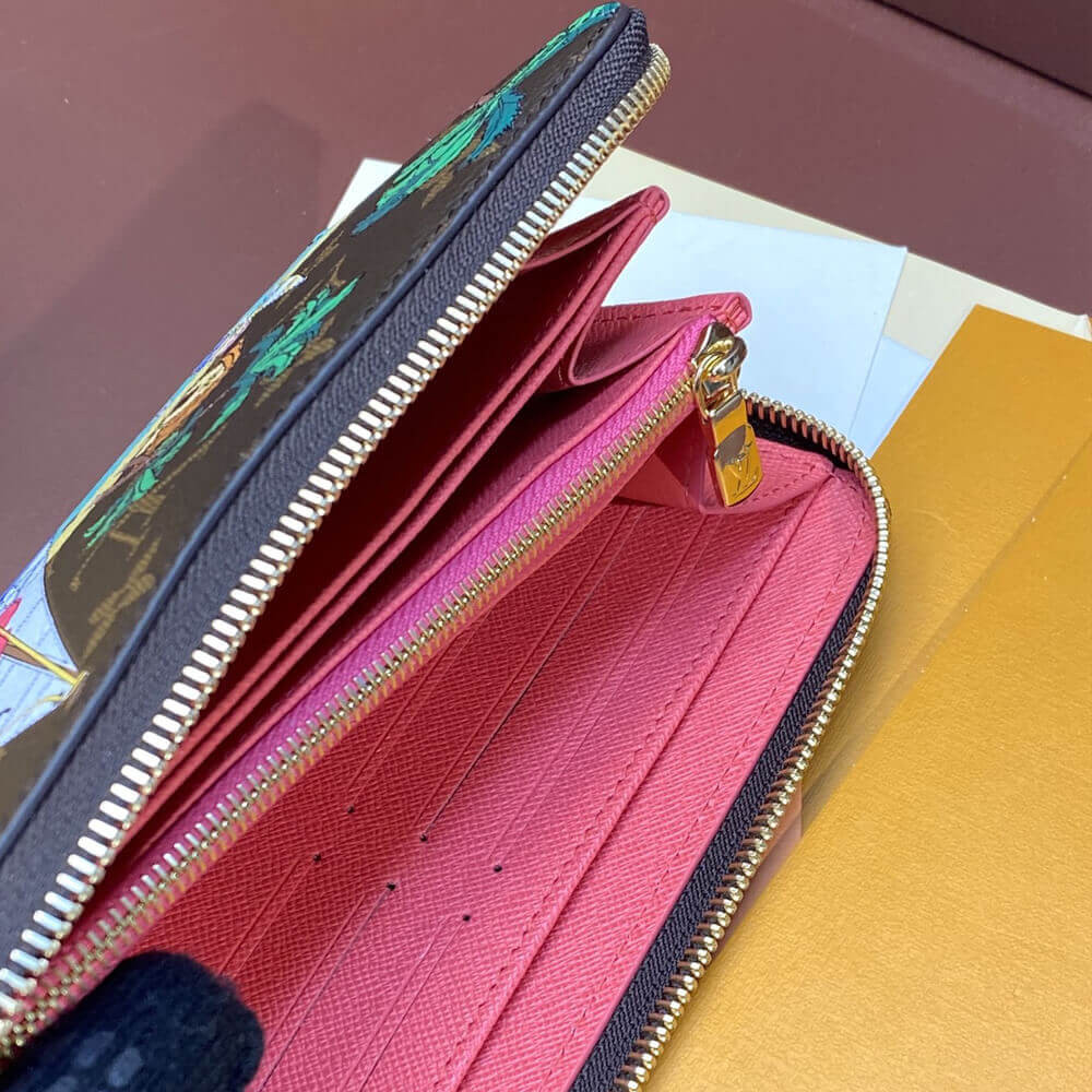 Louis Vuitton Monogram Vivienne Skating Zippy Wallet