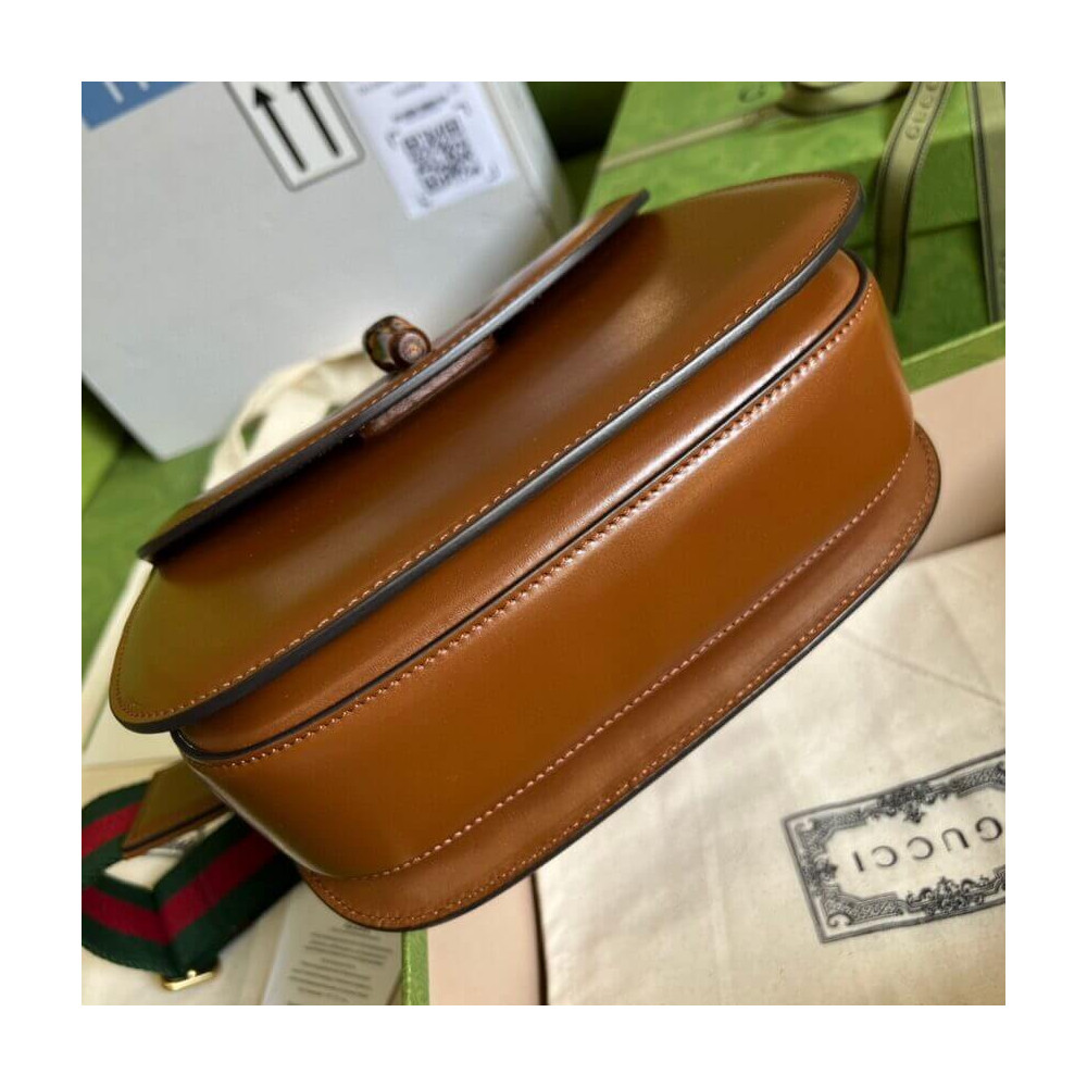 Gucci Small Top Handle Bag with Bamboo Cuir