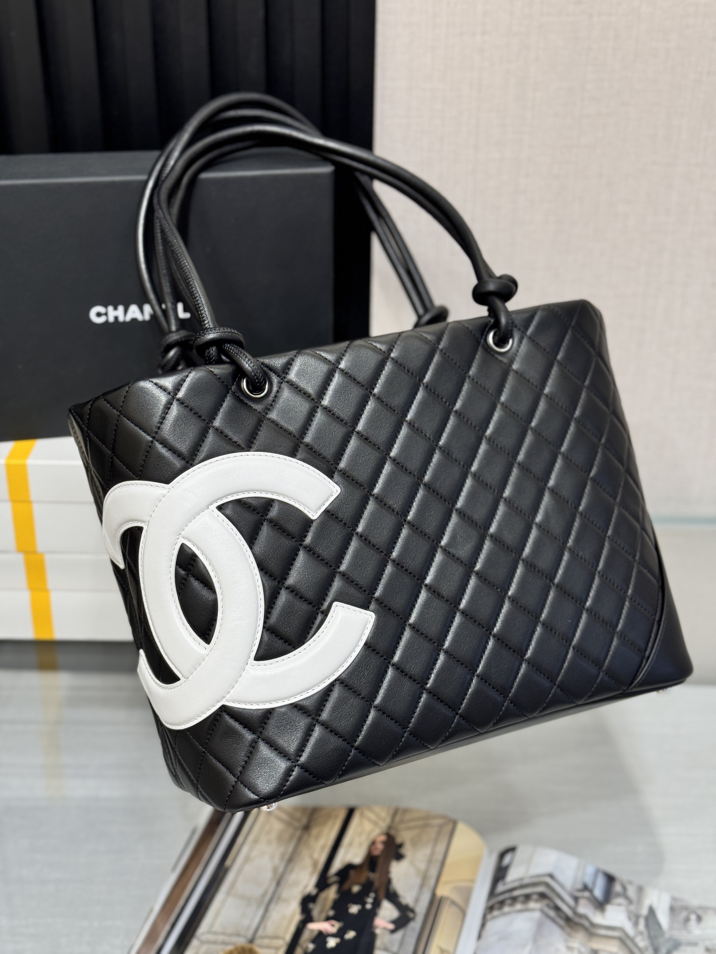 CHANEL CambonTimeless Vintage Cambon Tote