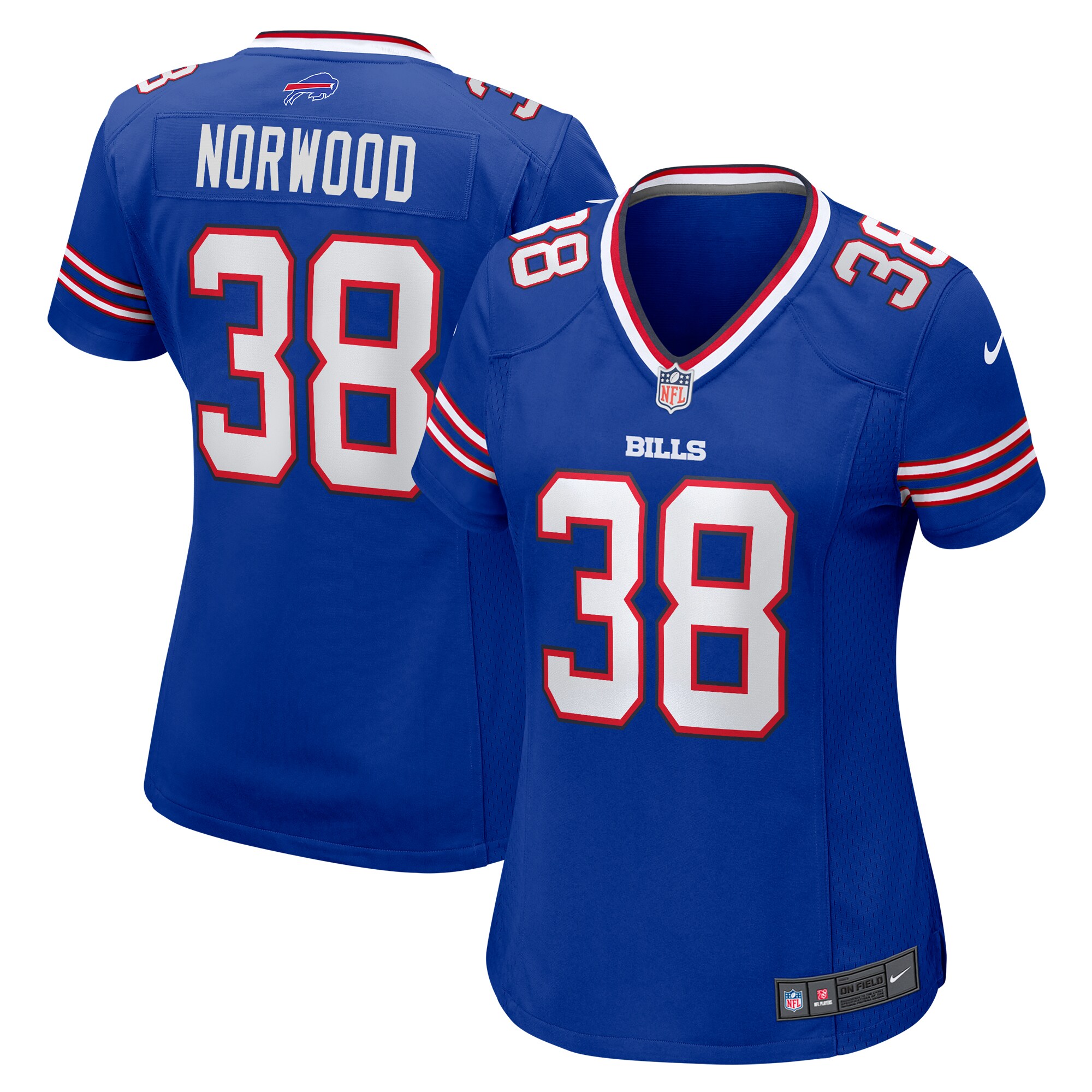 Tre Norwood Buffalo Bills Nike Women's Team Game Jersey -  Royal