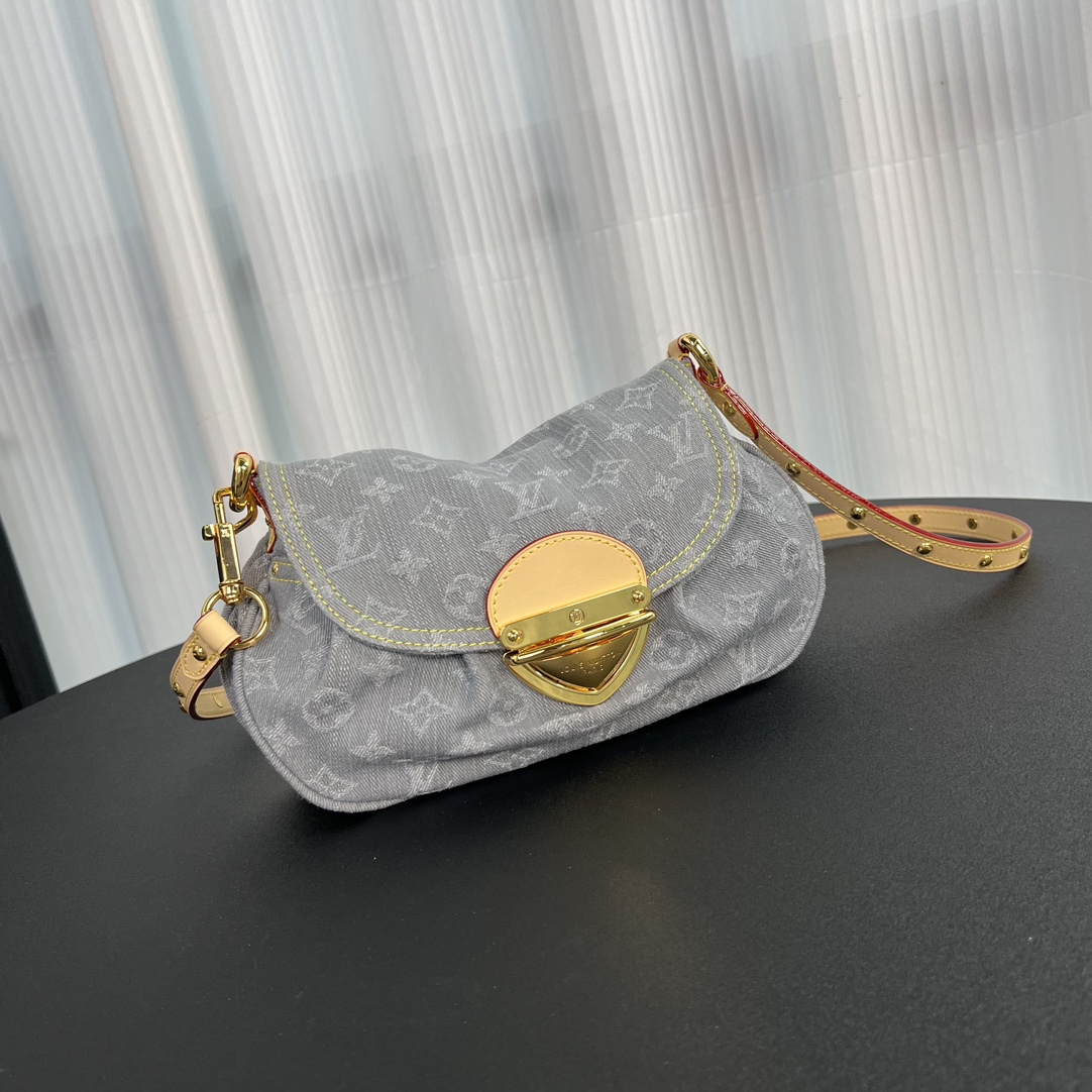 Louis Vuitton Monogram Denim Sunset Shoulder Bag 27cm/ 10.6in