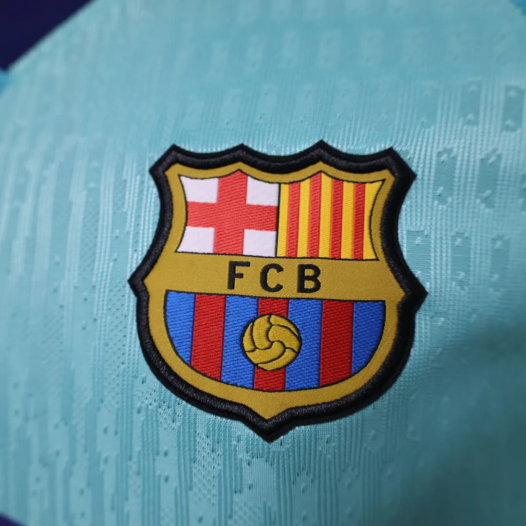 2026/27 La Liga Barcelona Team 3rd Away Football Jersey Player Version Long Sleeves - JerseyFun
