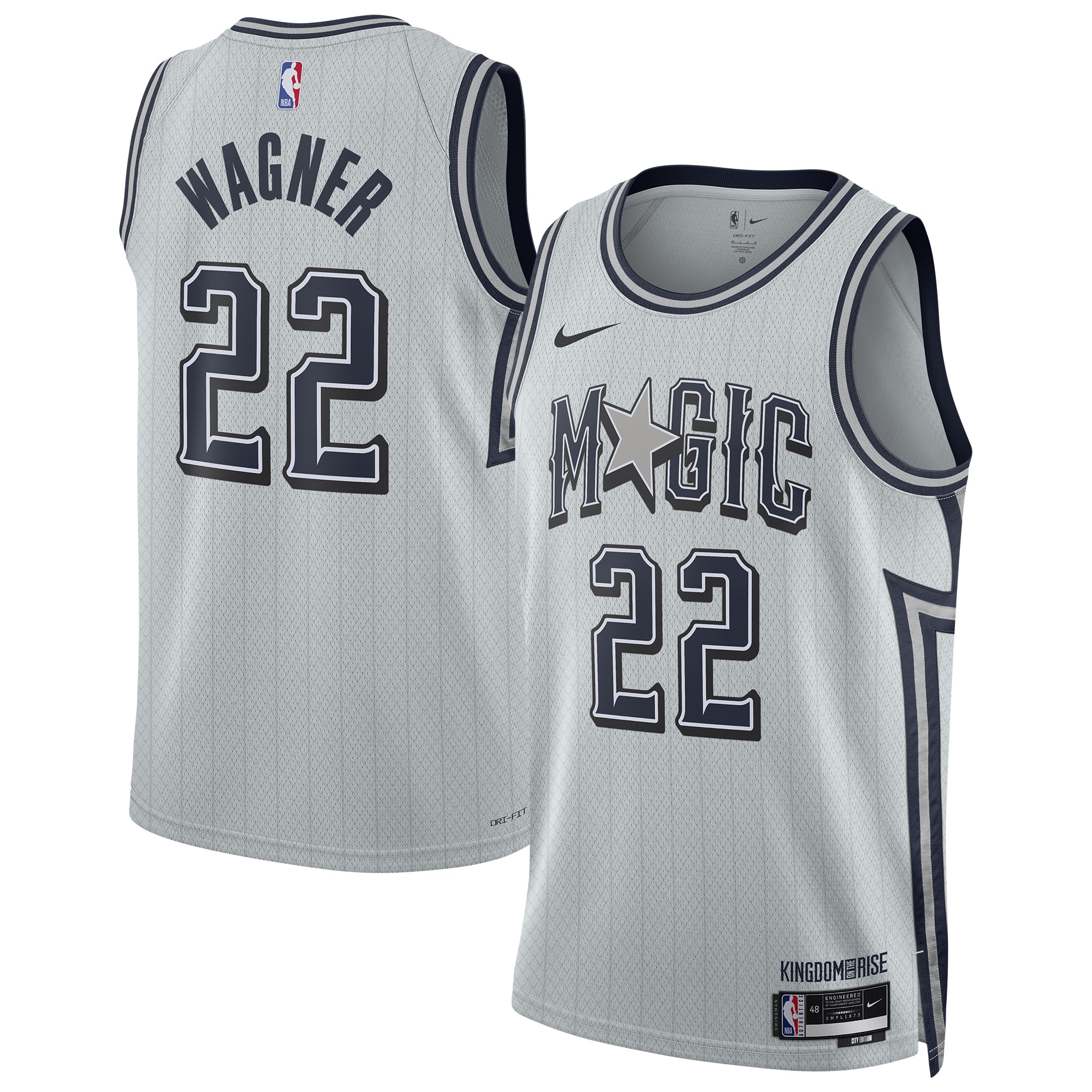 Unisex Orlando Magic Franz Wagner Silver 2024/25 Swingman Jersey - City Edition