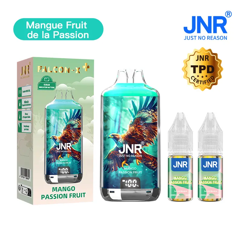 JNR Falcon X⁺ (Falcon X Plus) 28000 Puffs - Kit Pod Remplissable et Rechargeable