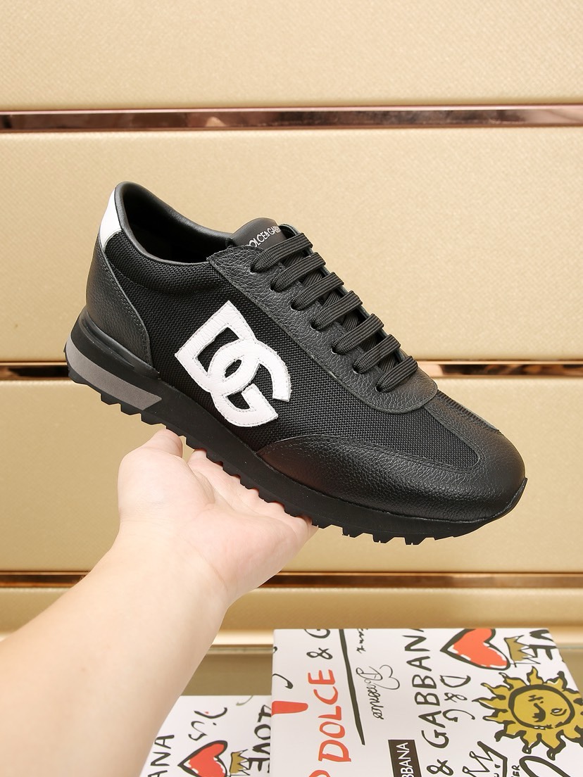DOLCE & GABBANA Mixed-material DG CUSHION sneakers