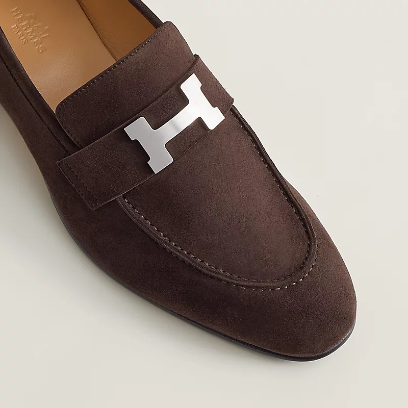 HERMES PARIS LOAFER MARRON EBENE