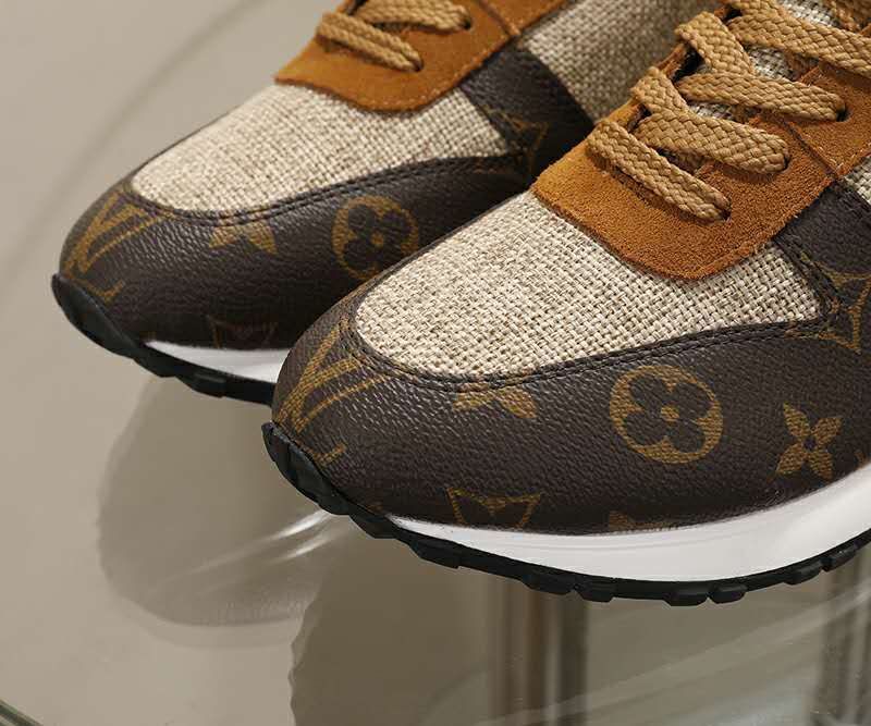 Louis Vuitton Lv Run Away Marathon Running Sneaker Brown