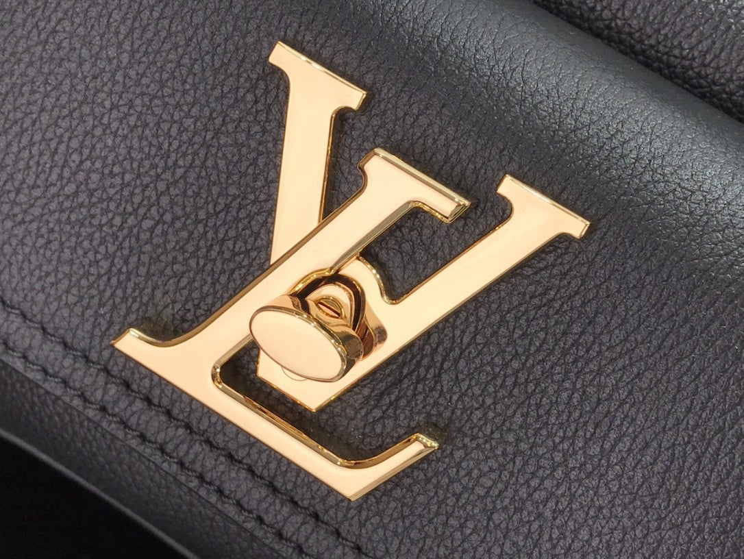 Louis Vuitton Lockme Bucket 23Cm Black