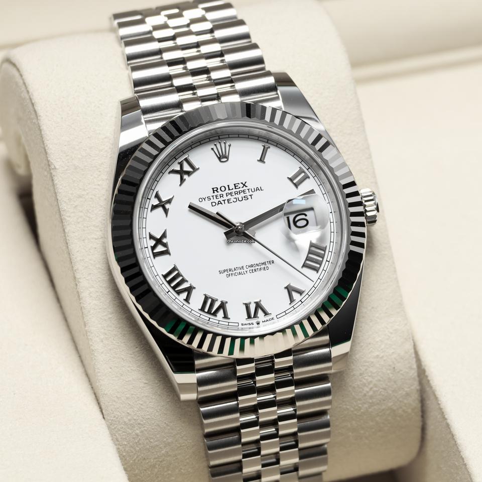 [Superclone] Rolex Datejust 41mm White Dial Limitless Jubilee 126334