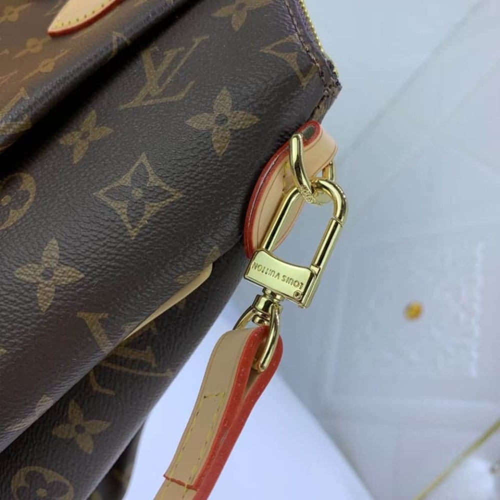 Louis Vuitton Rivoli PM Monogram Canvas Handle Bag Brown 25cm M44543