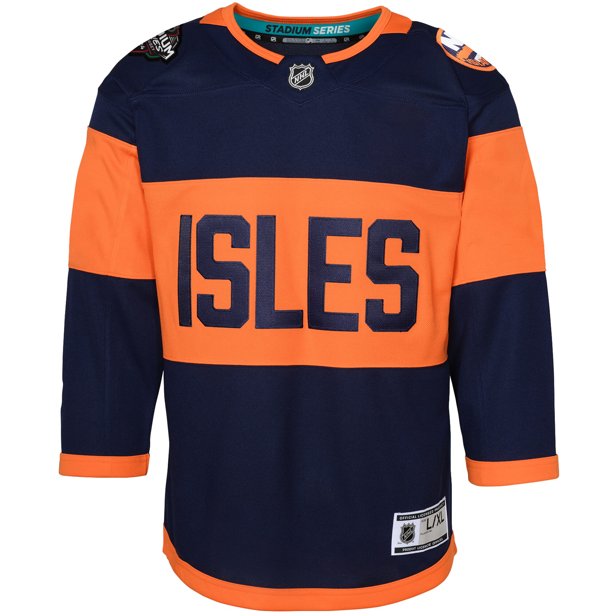 New York Islanders Youth 2024 NHL Stadium Series Premier JerseyÂ â€“ Navy