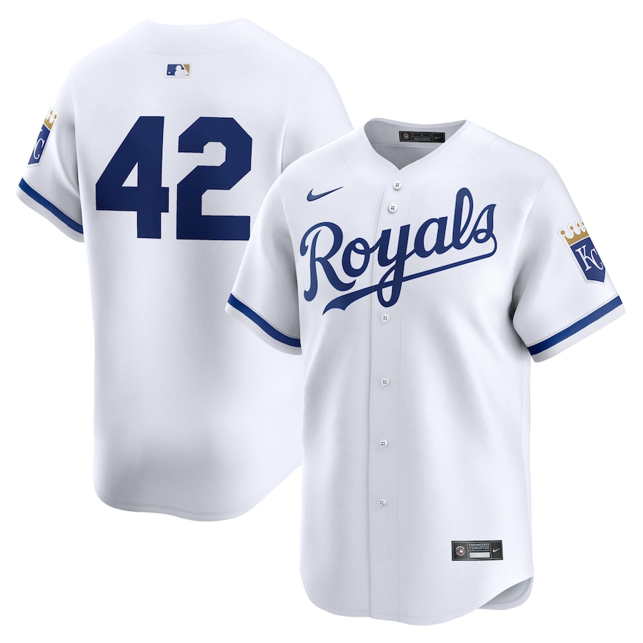 Kansas City Royals 2024 Jackie Robinson Day Home Limited Jersey  White