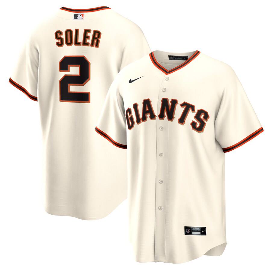 Jorge Soler San Francisco Giants Home Player Jersey Cream