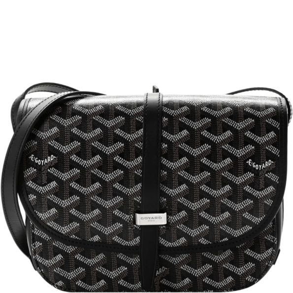 GOYARD BELVEDERE PM BAG BLACK 22CM