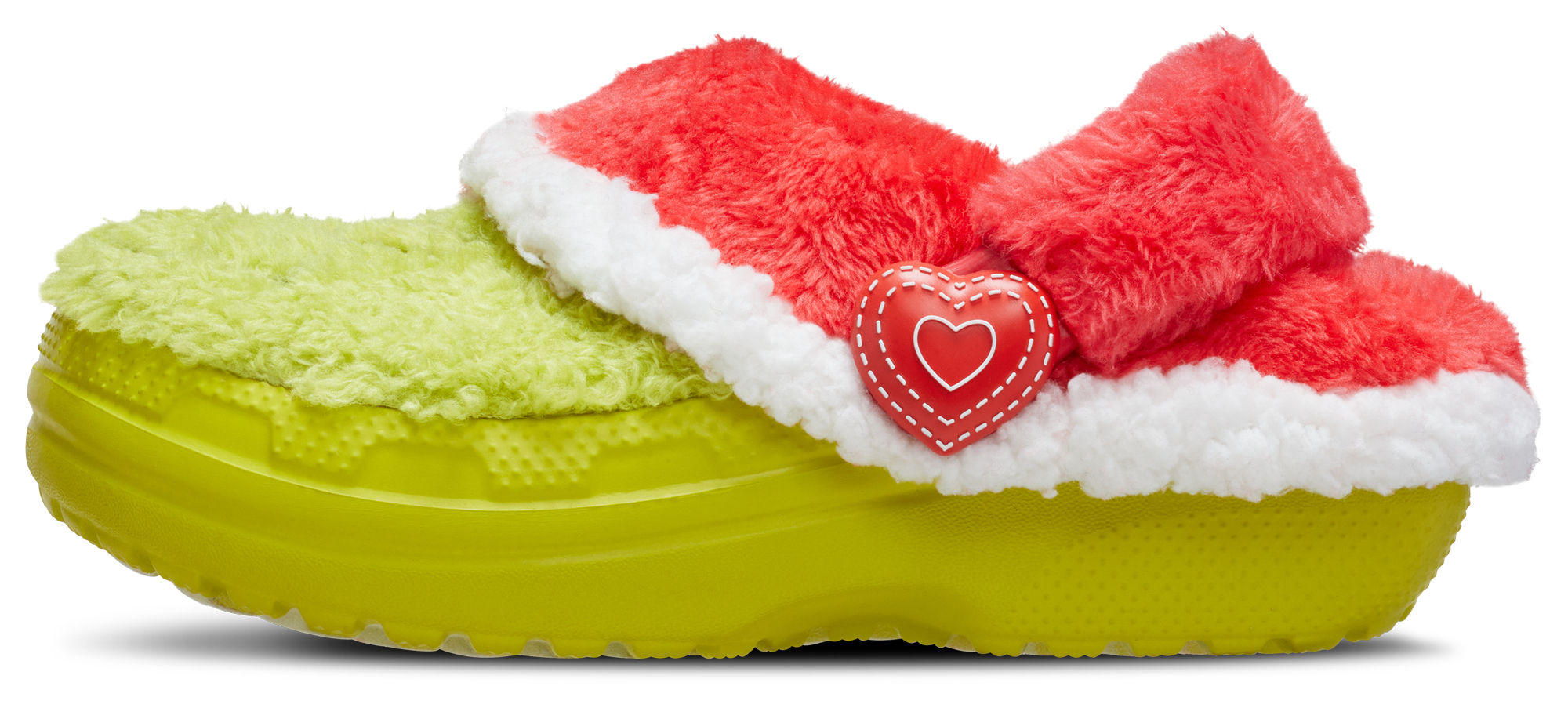 Crocs Lined Grinch Clogs
