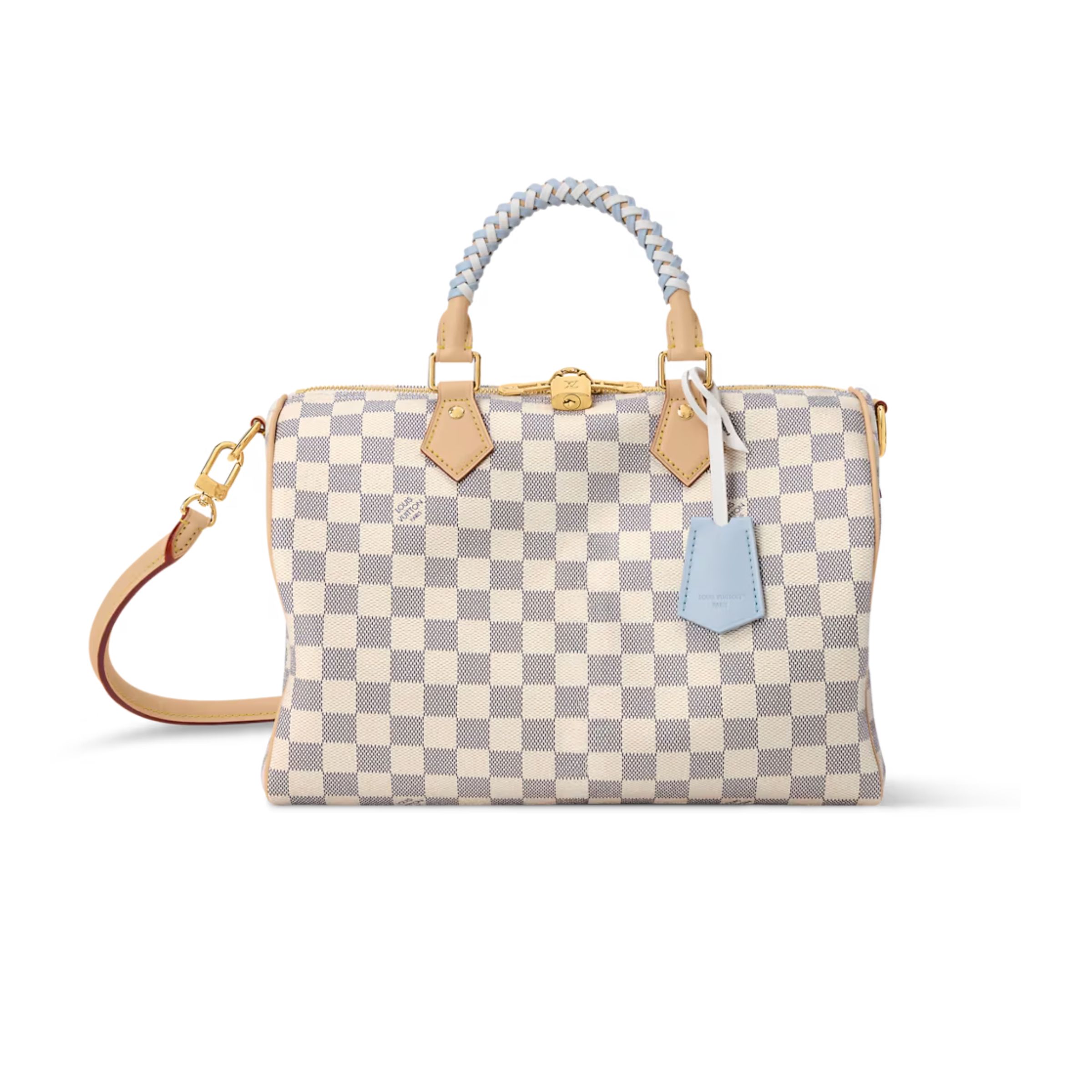 Louis Vuitton Speedy 30 Soft Damier Azur Canvas N40908