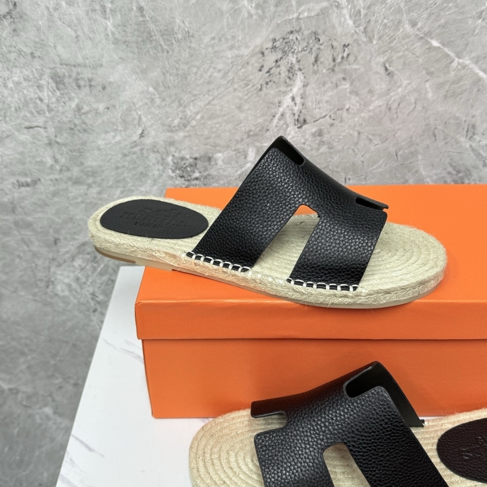 Hermes Antigua Espadrille Noir H231000Zh02440