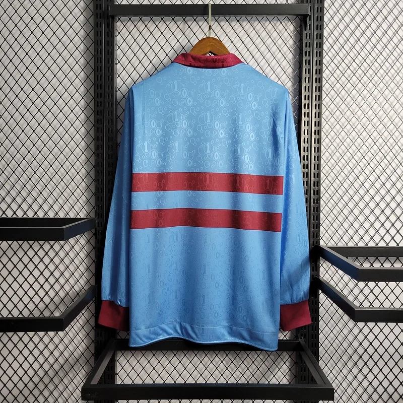 Retro 1995-97 West Ham Long Sleeves away Football jersey retro