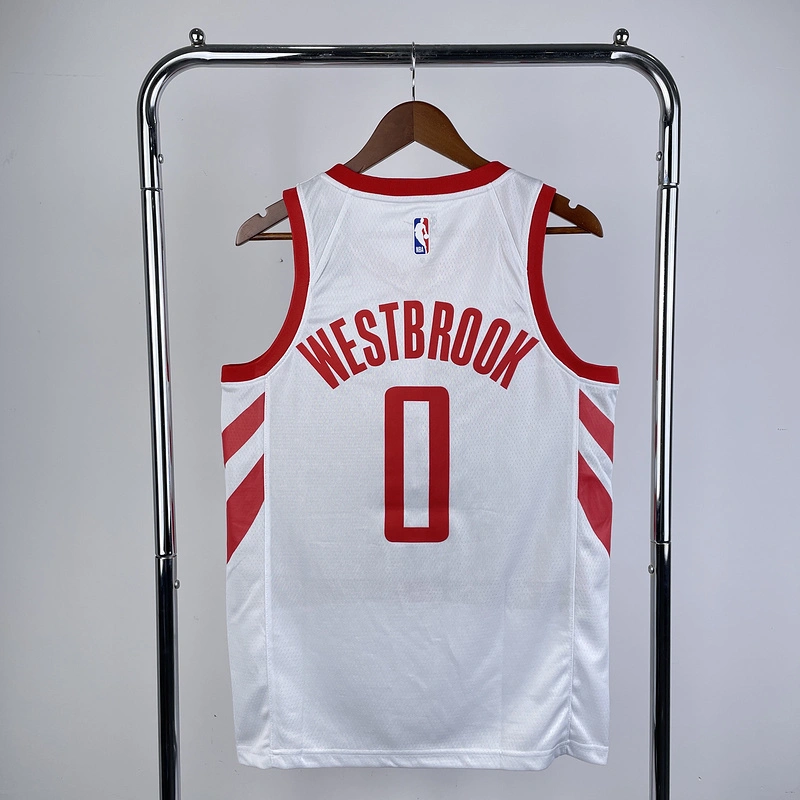 2019 NBA Houston Rockets 0 WESTBROOK Basketball jersey