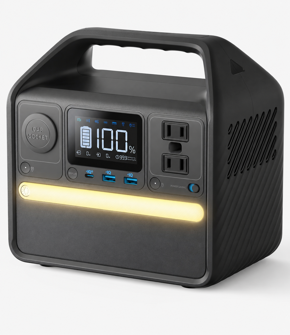 🔥Flash sale- ONLY $29.99🔥521 Portable Power Station -256Wh 6-Port PowerHouse, 300W (Peak 600W) Solar Generator (Solar Panel Optional), 2 AC Outlets, 60W USB-C PD Output