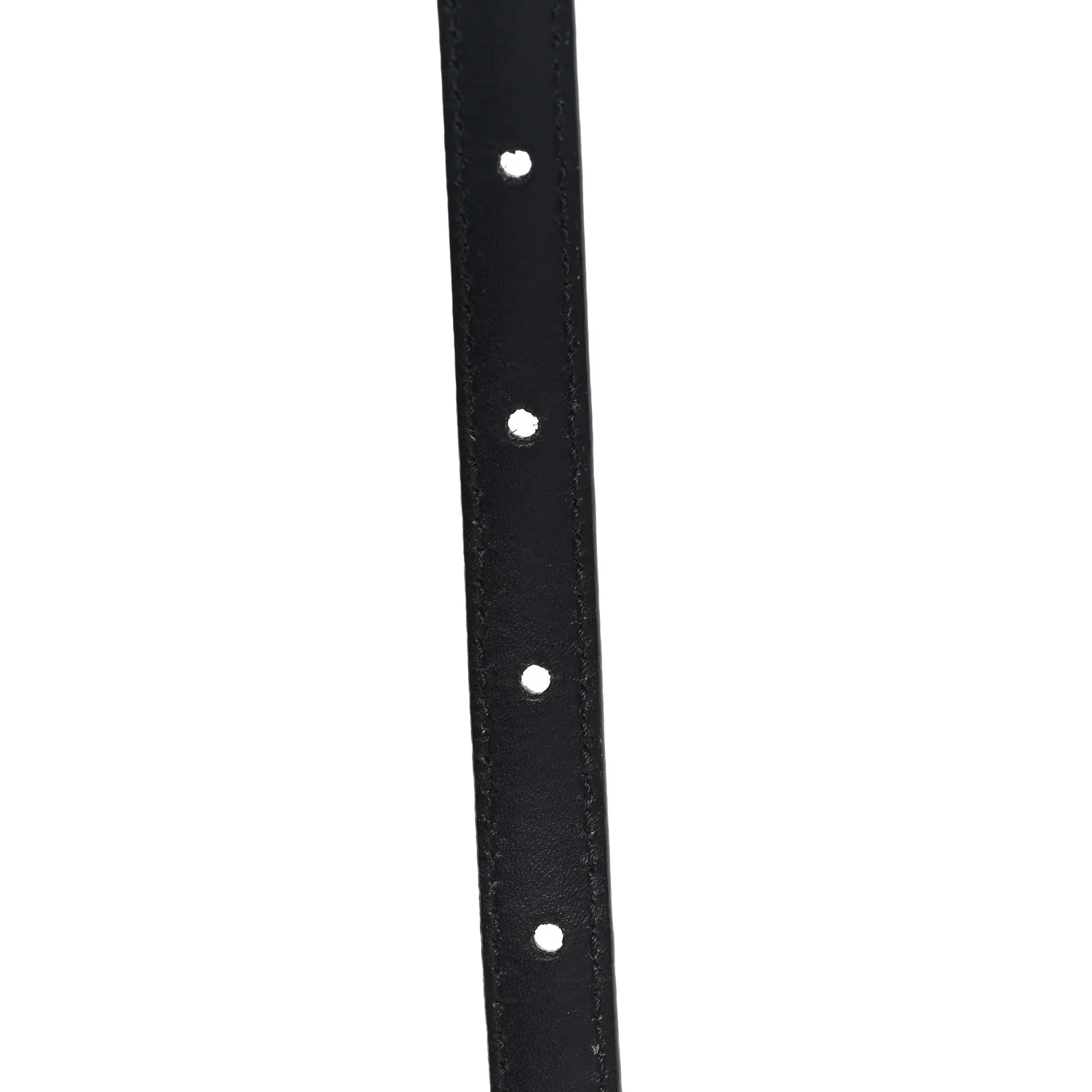 Taurillon Calfskin Teen Elegant 13mm Triomphe Belt 75 30 Black