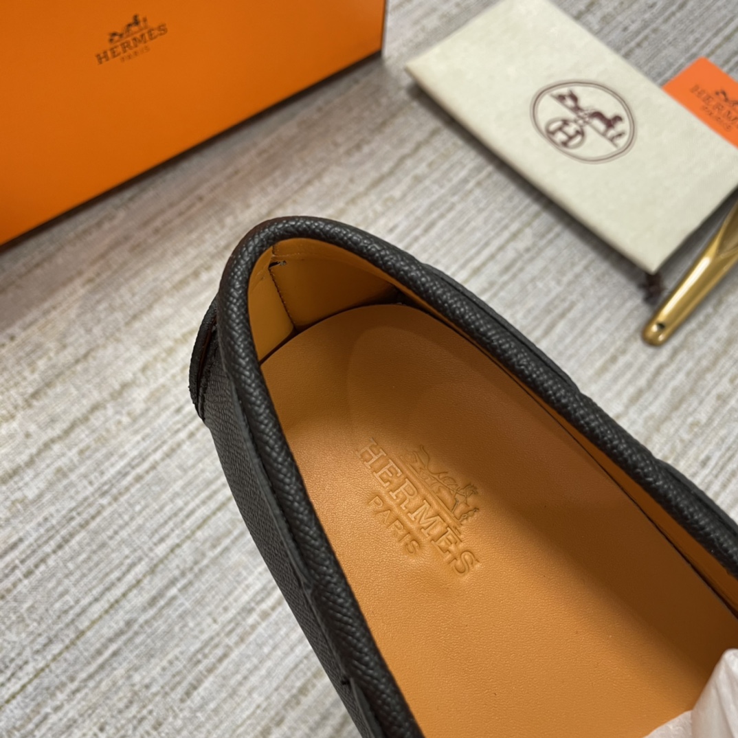 HERMES IRVING LOAFER BLACK