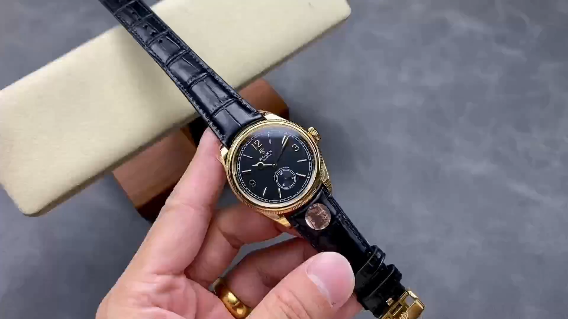【Super Clone】Rolex 1908 Yellow Gold 52508 0002 39 mm Replica Watch
