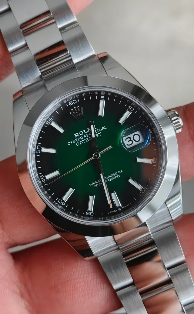 [Superclone] Rolex Datejust 41mm Green Ombré Dial Oyster 126300