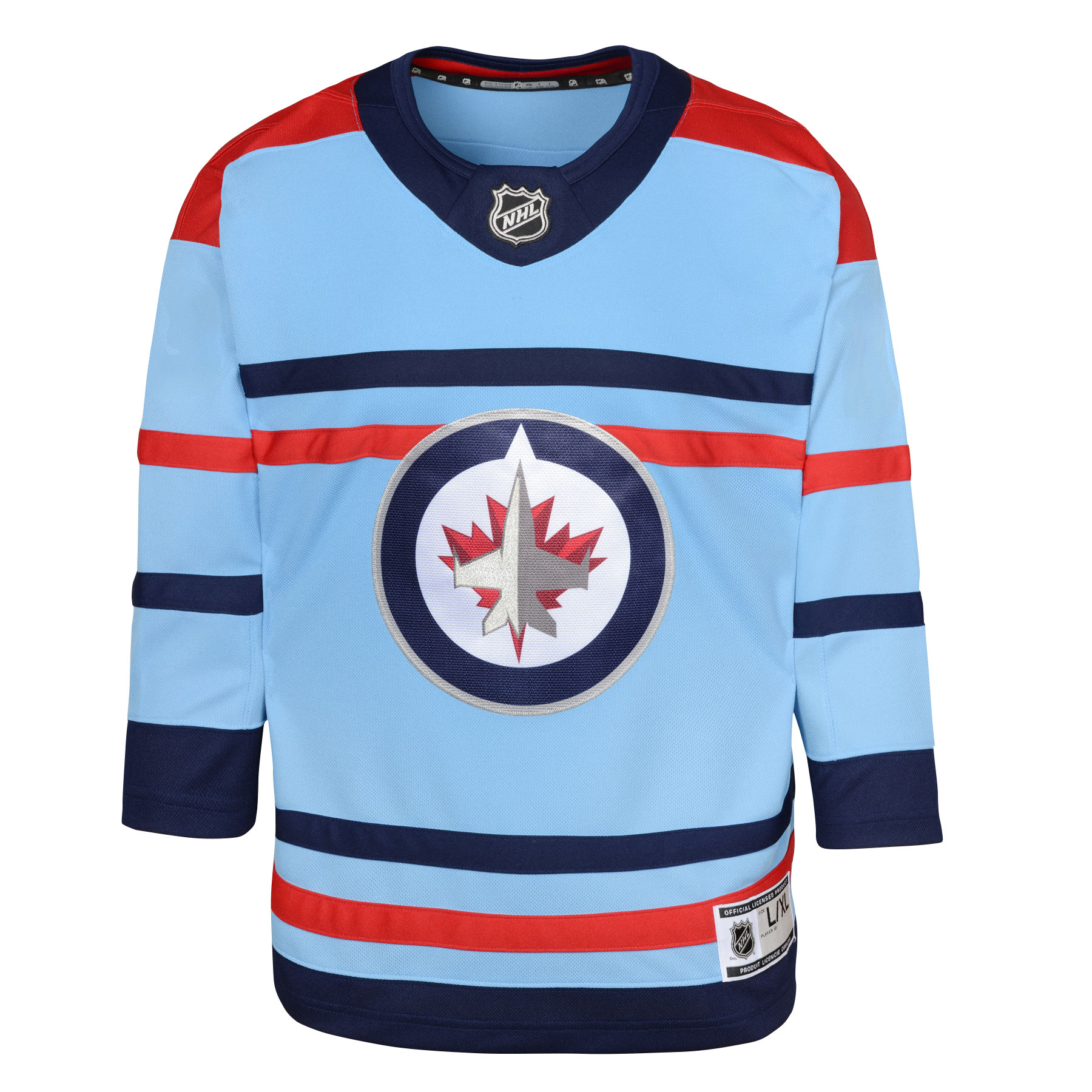Winnipeg Jets Youth Anniversary Premier Jersey – Light Blue