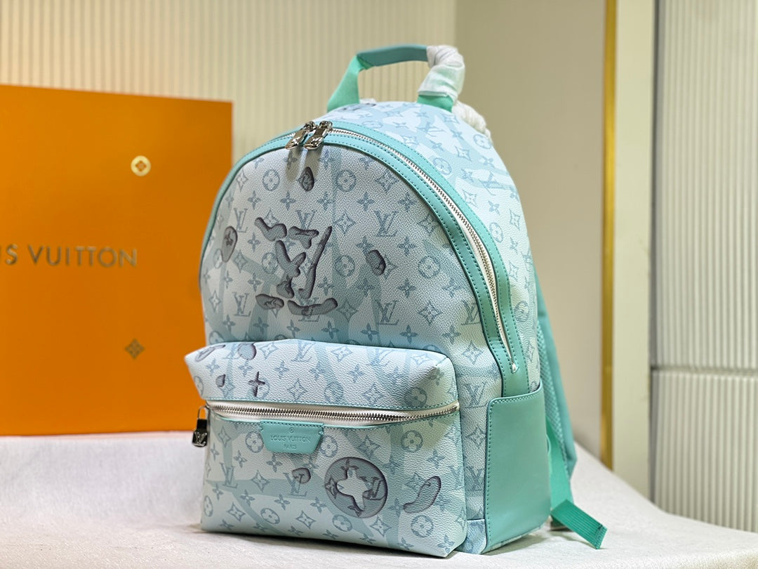 Louis Vuitton Discovery Backpack Crystal Blue 38Cm M22519