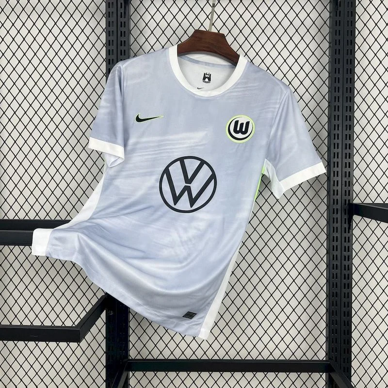 2025/2026 Bundesliga Wolfsburg Team Away Football Jersey