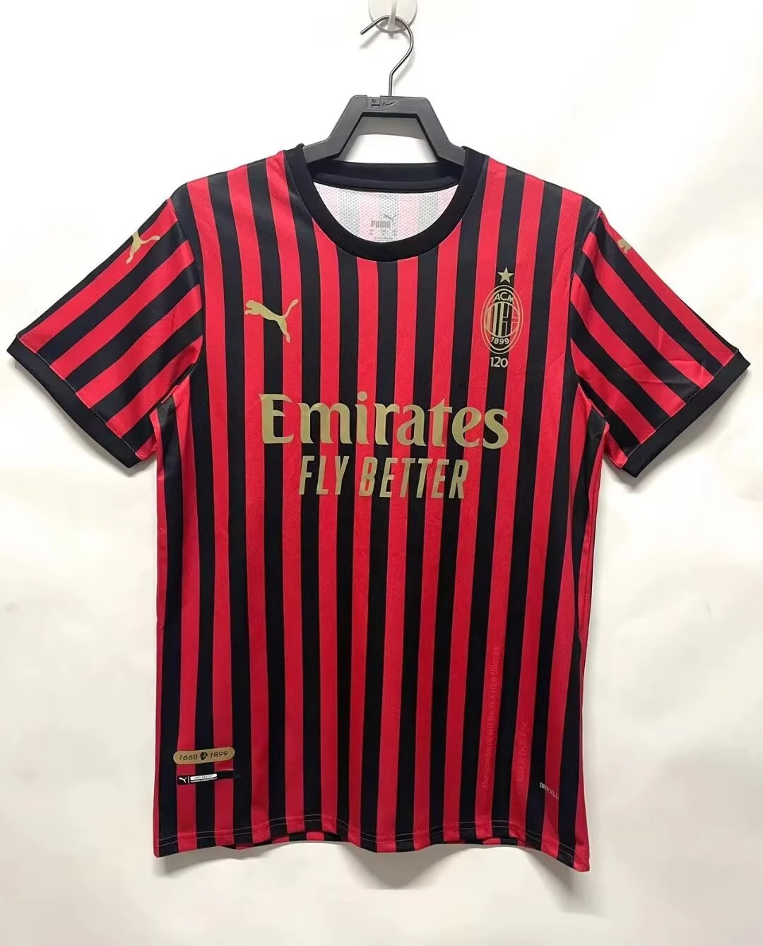 Retro 2019 AC Milan 120th Anniversary football jersey Retro