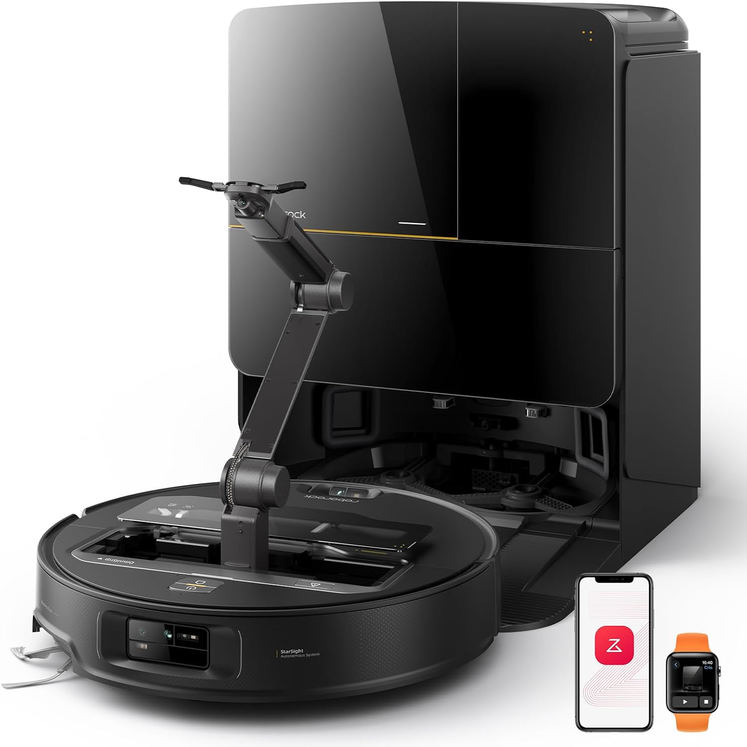 ⚡️Factory direct sales⚡️ Z70 Ultra-Smart Robot Vacuum with Mechanical Arm, 22,000Pa Suction & Hot Water Mop
