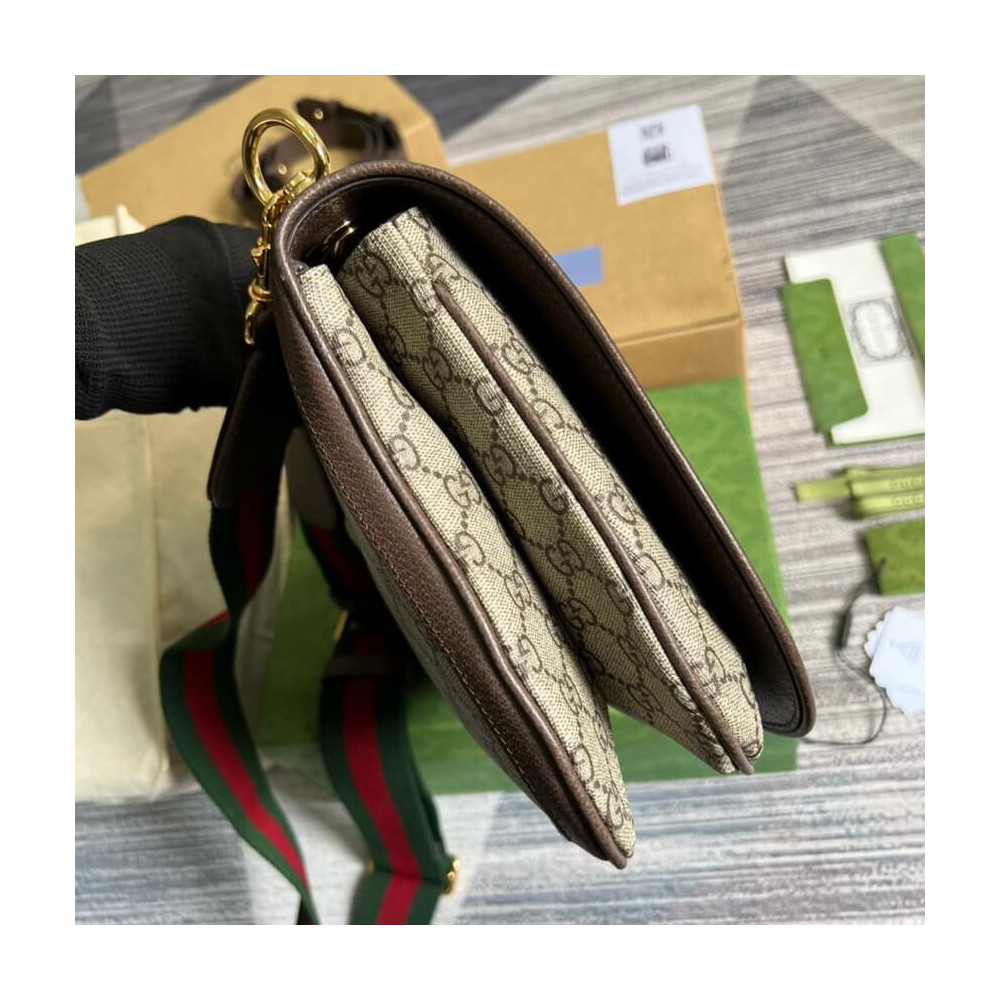 Gucci Blondie Medium Shoulder Bag With Round Interlocking G