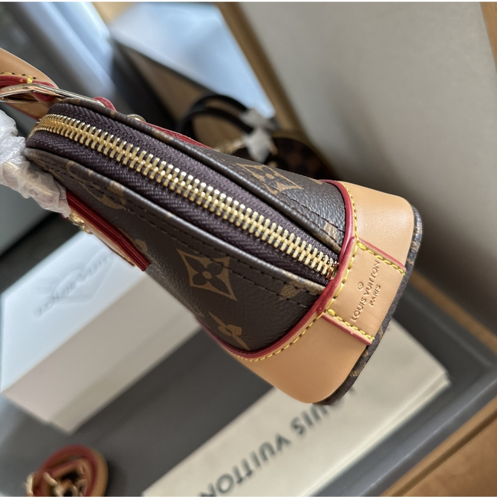 Louis Vuitton Alma Nano Bag Monogram Brown 18Cm M82717