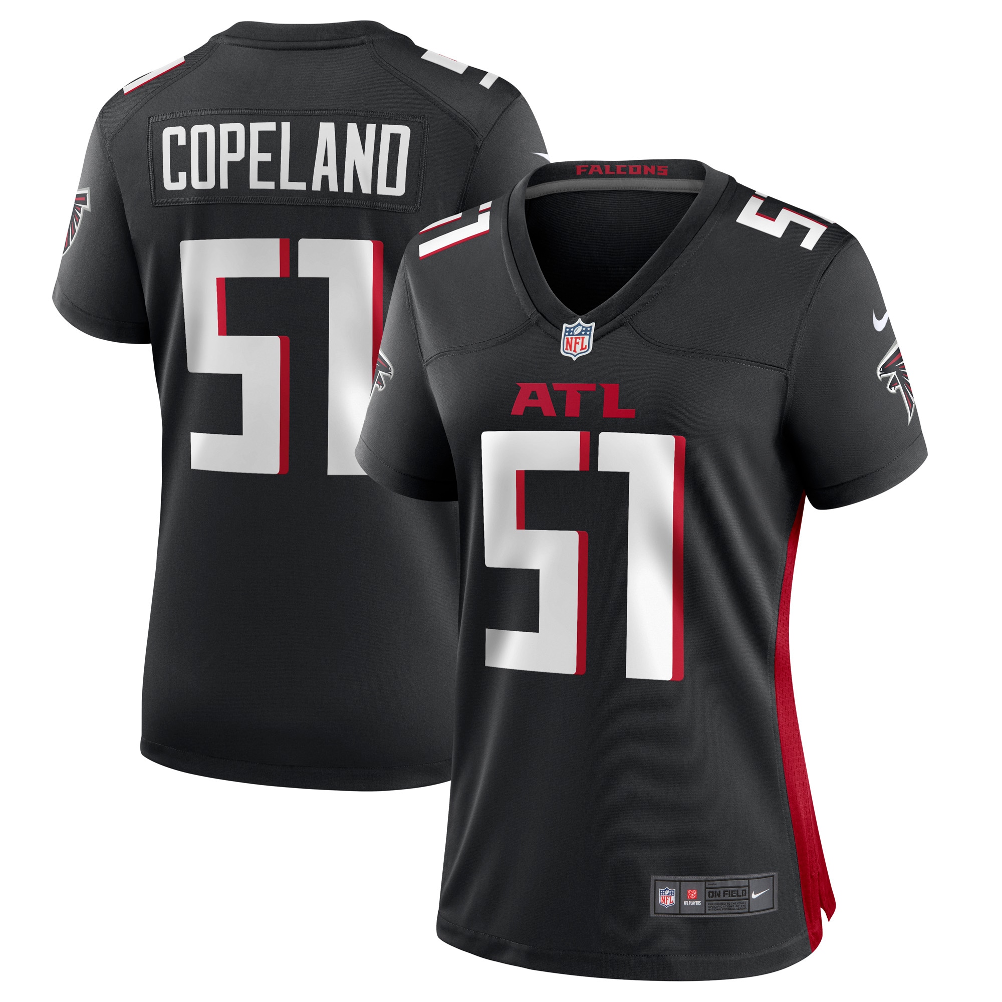 Brandon Copeland Atlanta Falcons Nike Women's Game Player Jersey - Black