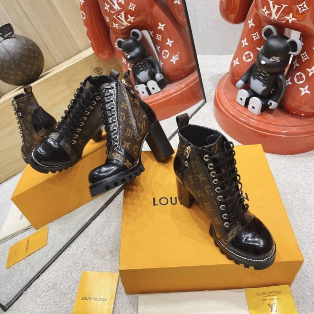 Louis Vuitton Star Trail Ankle Boot Brown 1A2Y7P
