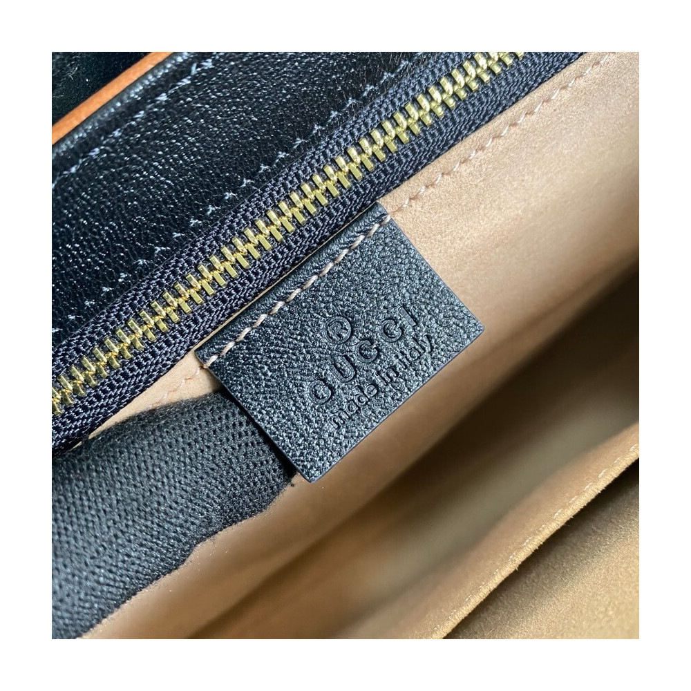Gucci Padlock Small Shoulder Bag Black