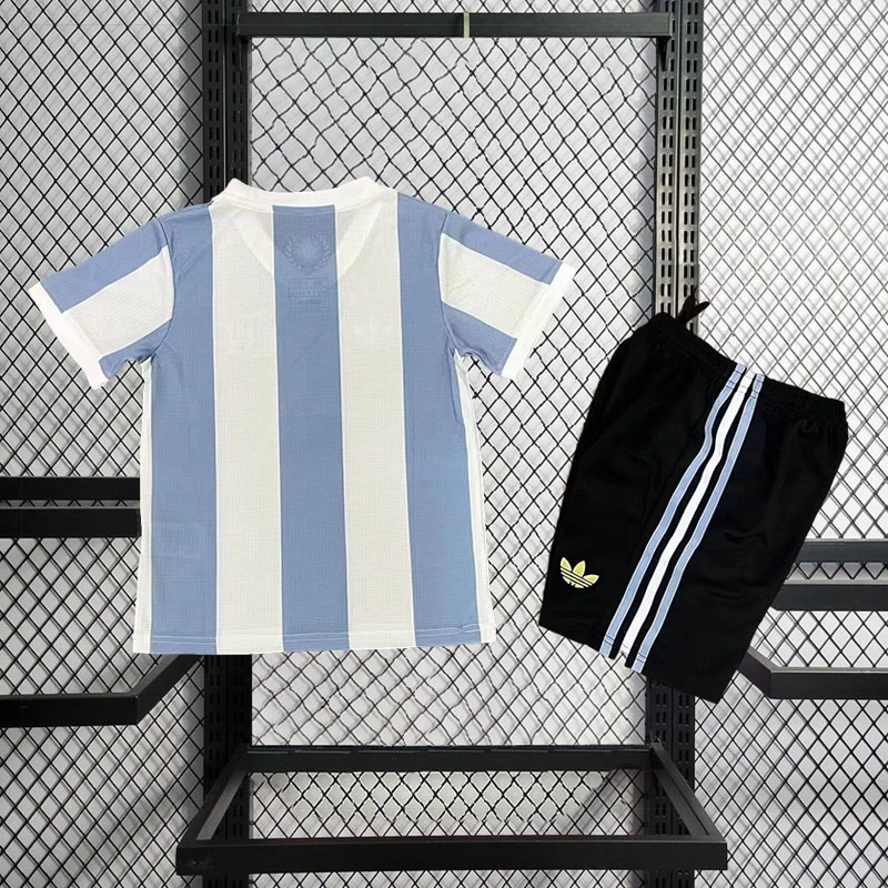 2024-25 Argentina kids 50th Anniversary Edition of Argentina Football jersey
