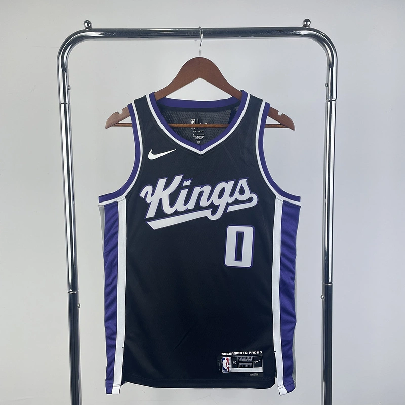 2024 NBA Sacramento Kings 0 MONK Basketball Jersey