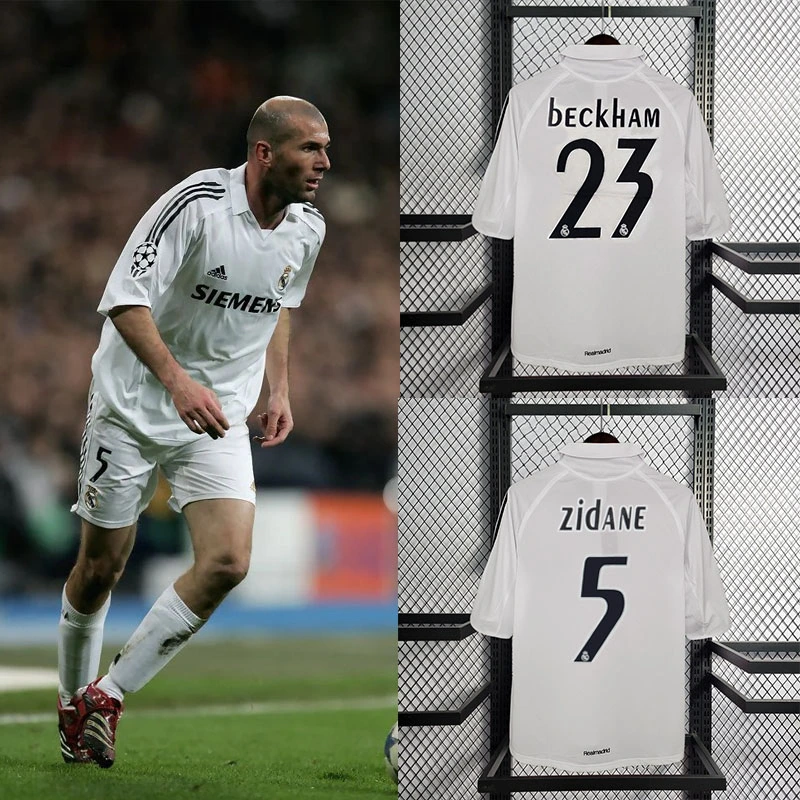Retro 2005-06 Real Madrid home Football jersey retro