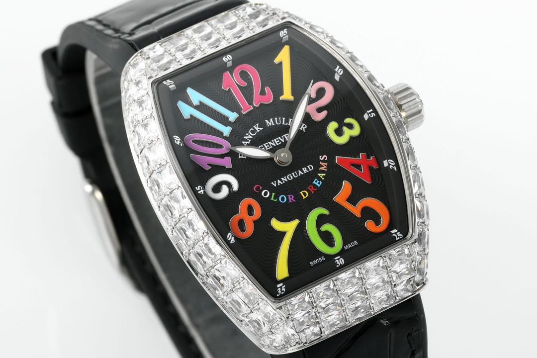 【Super Clone】Franck Muller Style No: 9880 SC DT COL DRM D7 AC Black Replica
