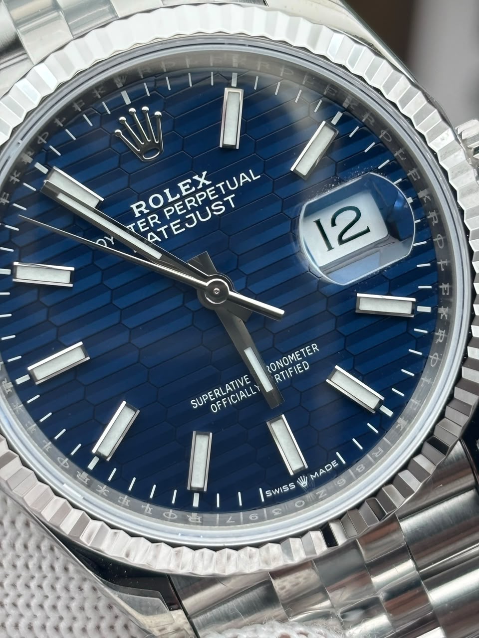 [SUPER CLONE] Rolex Datejust 41mm Dial Blue Watch