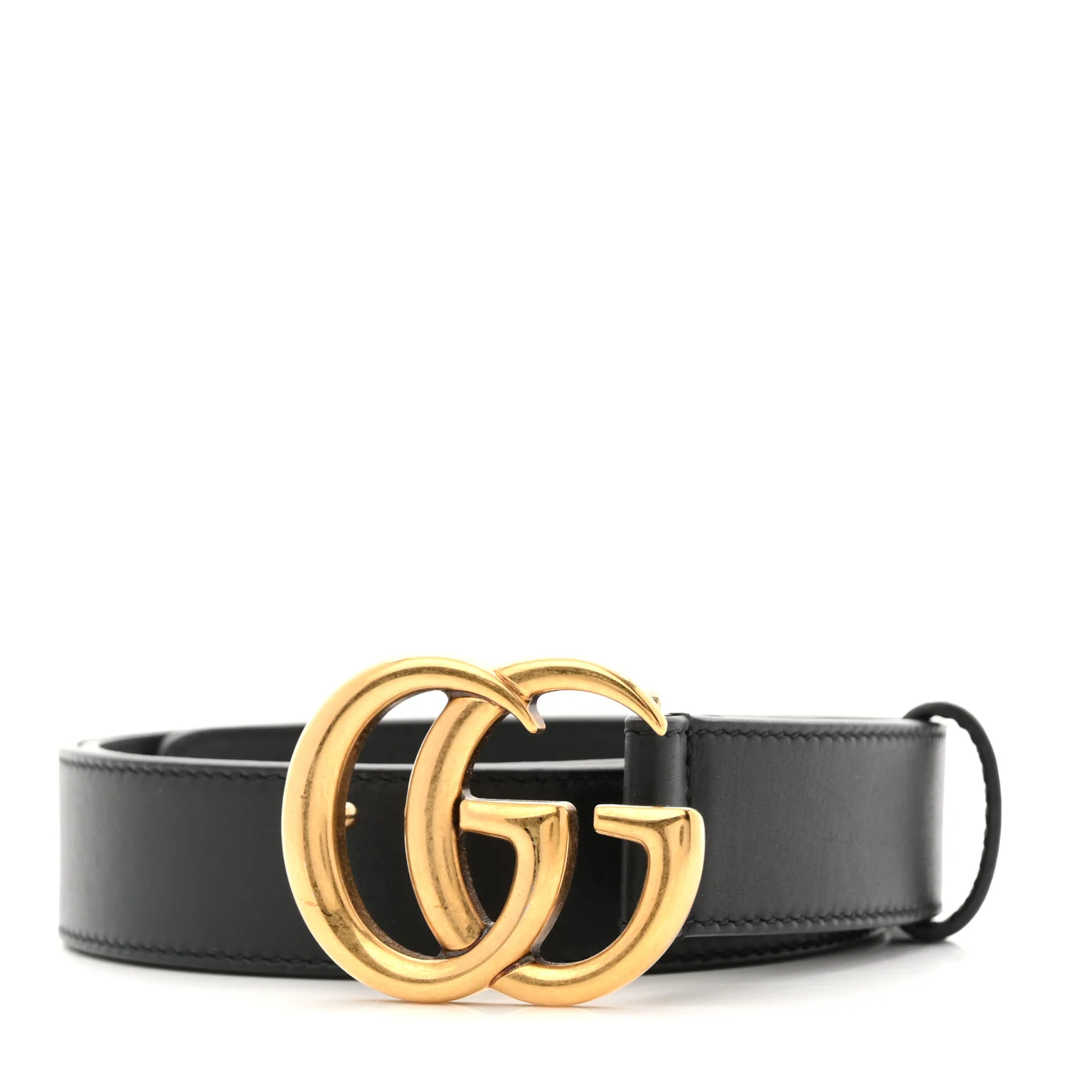 Calfskin Double G 30mm Belt 90 36 Black