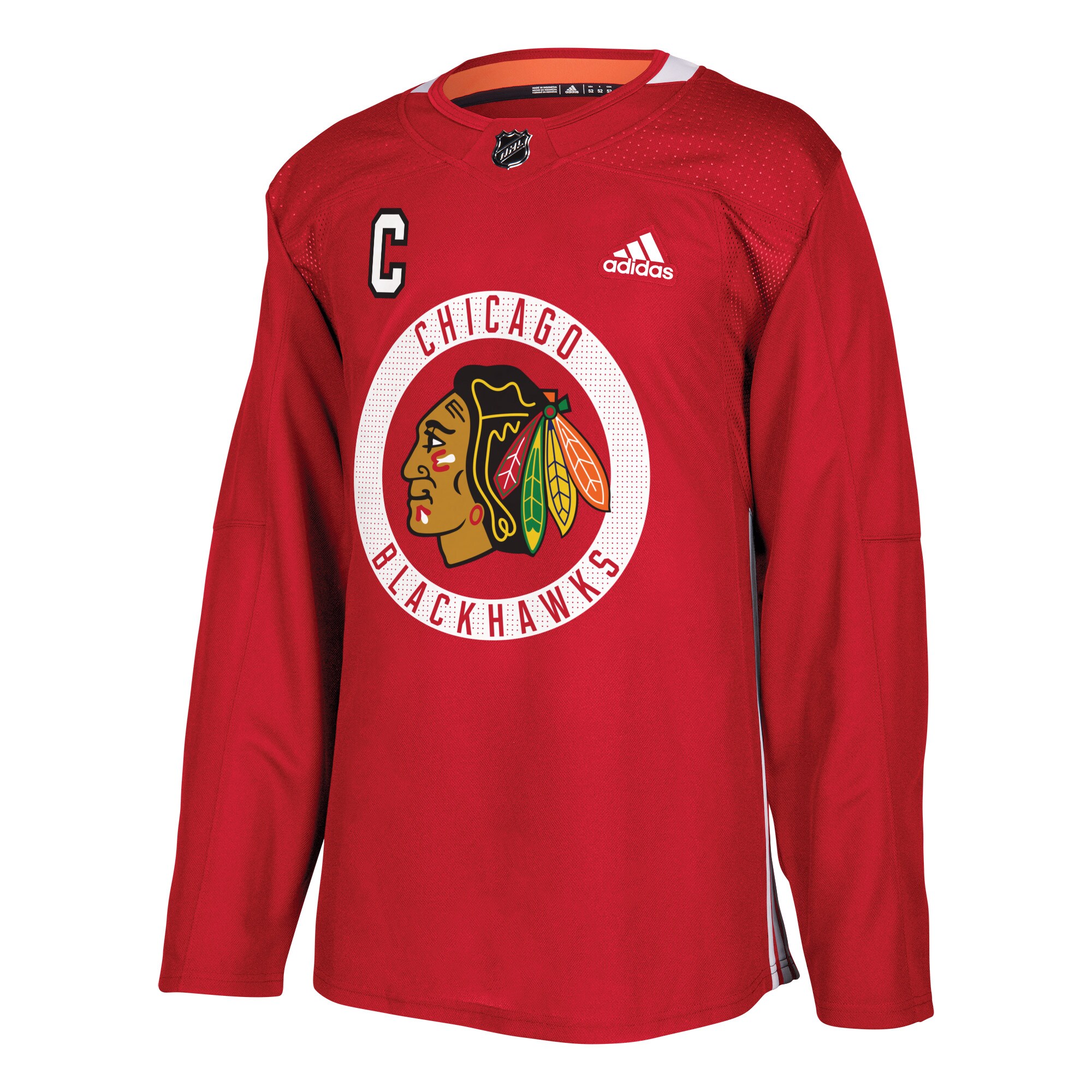 Jonathan Toews Chicago Blackhawks adidas Practice Player Jersey – Red