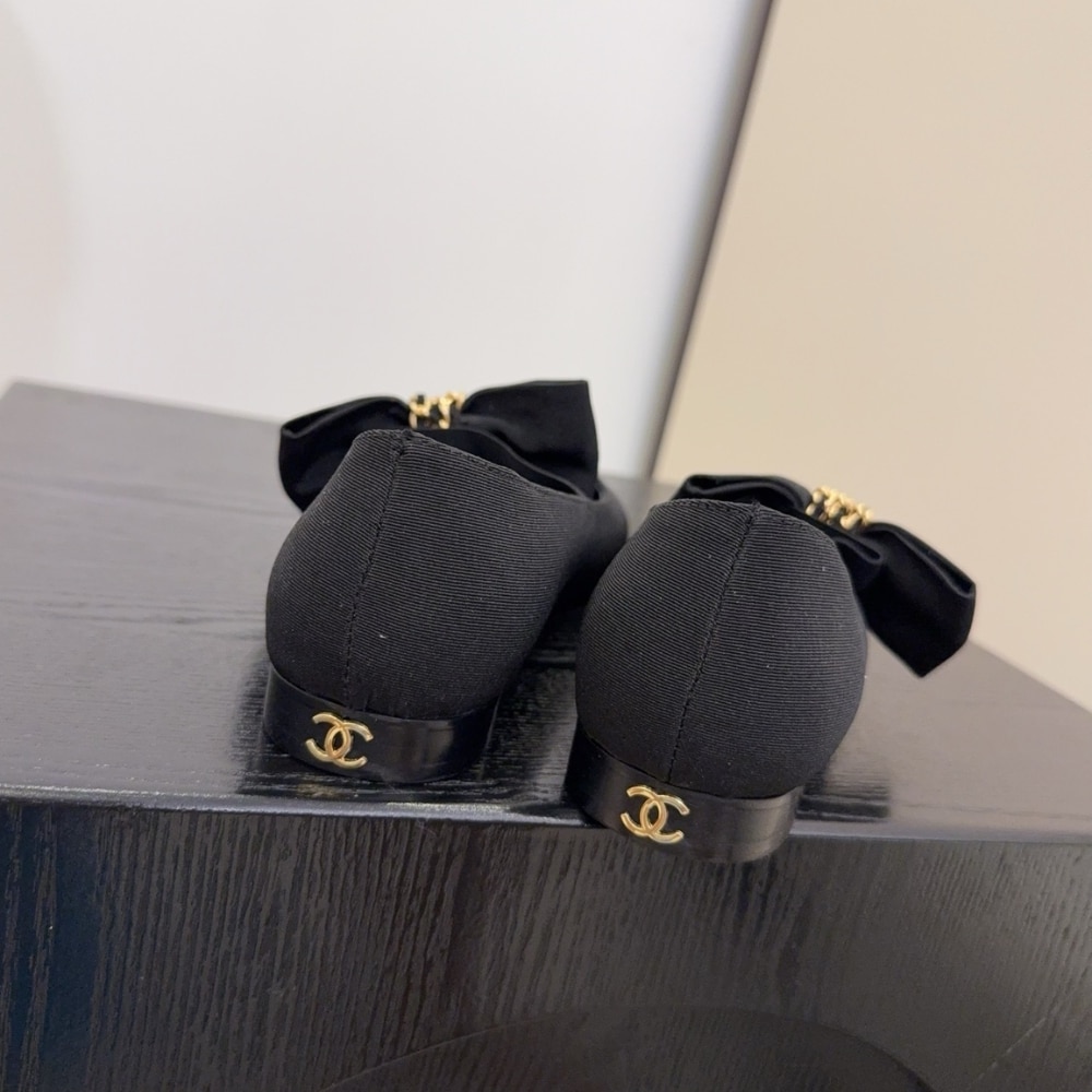 Chanel Mary Janes Grosgrain Black G46811 B22270 94305