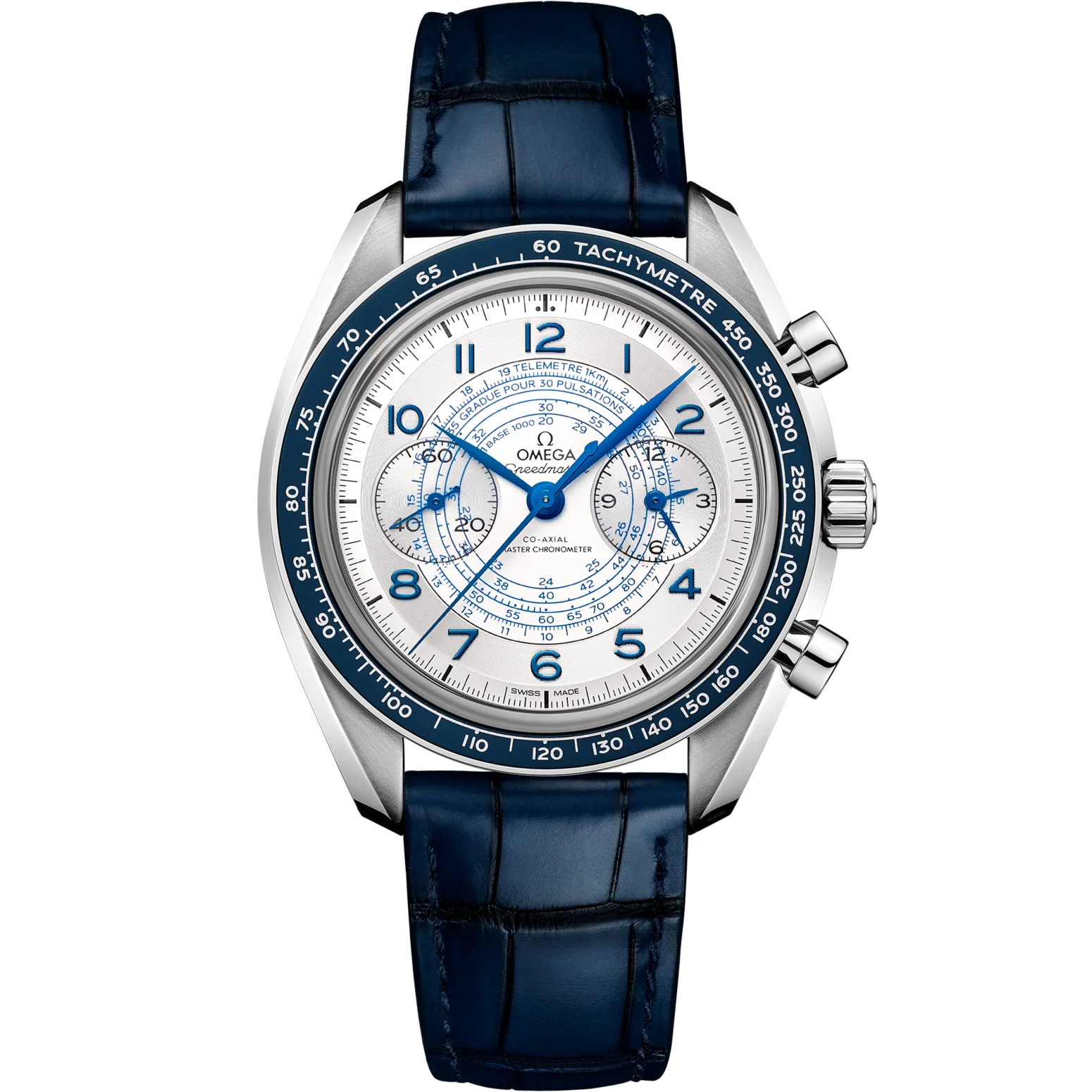 Omega Speedmaster Chronoscope Silver Dial 43mm Stainless Steel Strap 329.33.43.51.02.001-8009