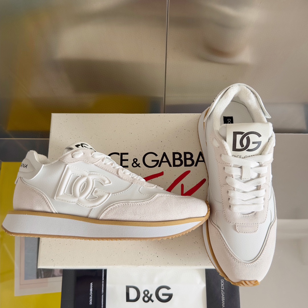 DOLCE & GABBANA Mixed-material DG CUSHION sneakers