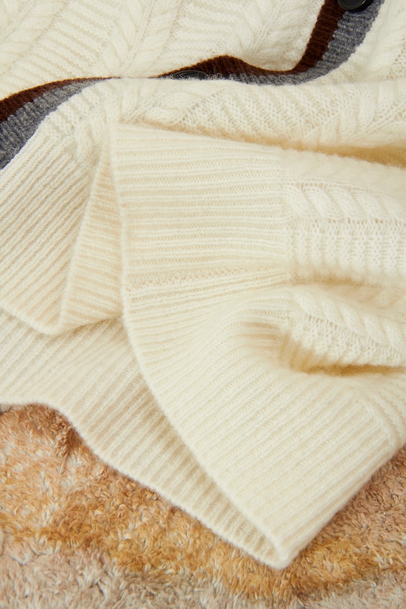 Loro Piana Knit Cashmere Blend Cardigan